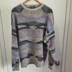 Men's Vintage Multicolor Sweater